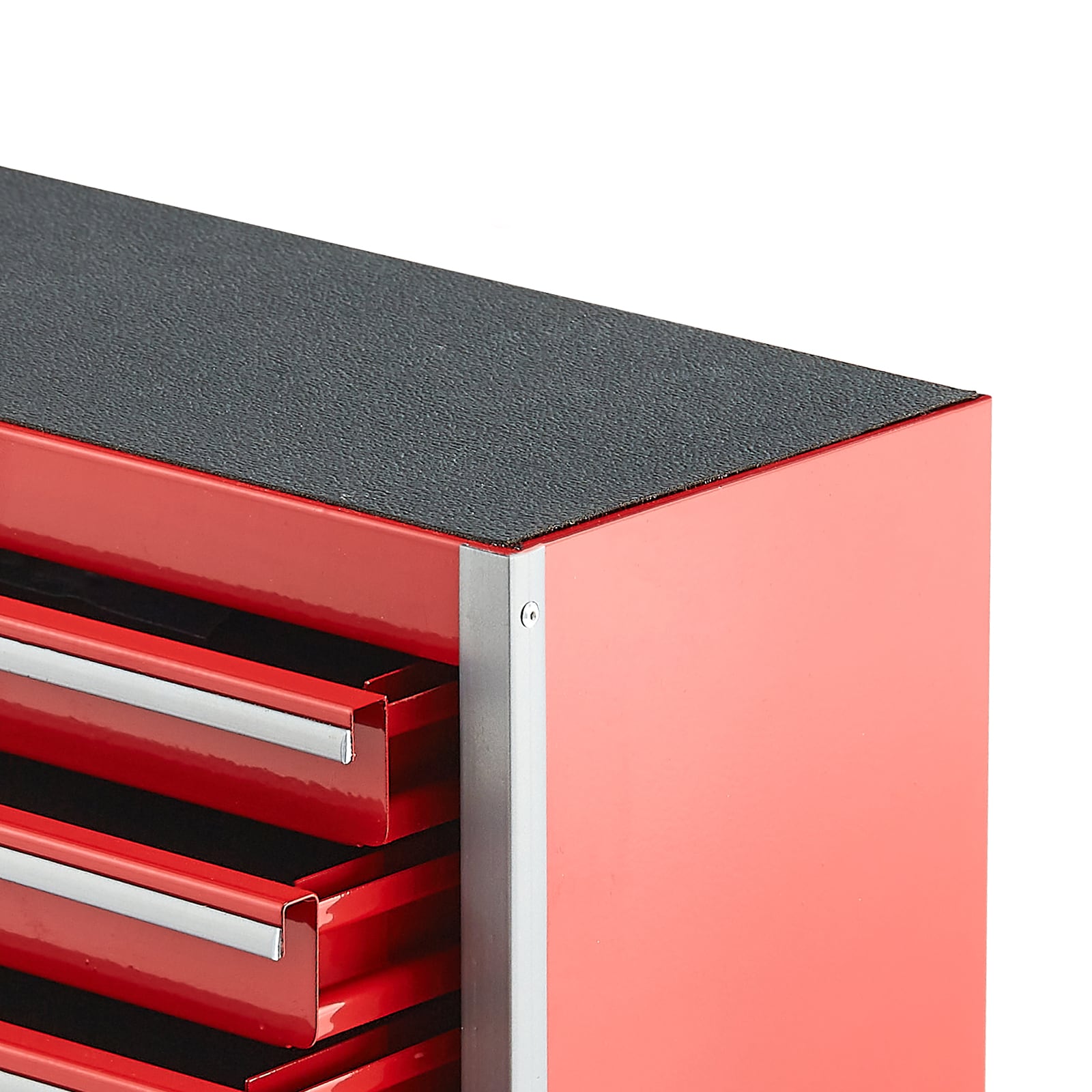 Tool Box 8.6-inch Portable Metal Tool Box With 5 Drawers Tool Organizer Red_voghion.com